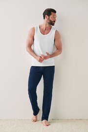 White 2 Pack Signature Bamboo Vests - Image 2 of 8