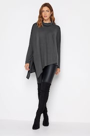 Long Tall Sally Grey Hanky Hem Top - Image 3 of 6