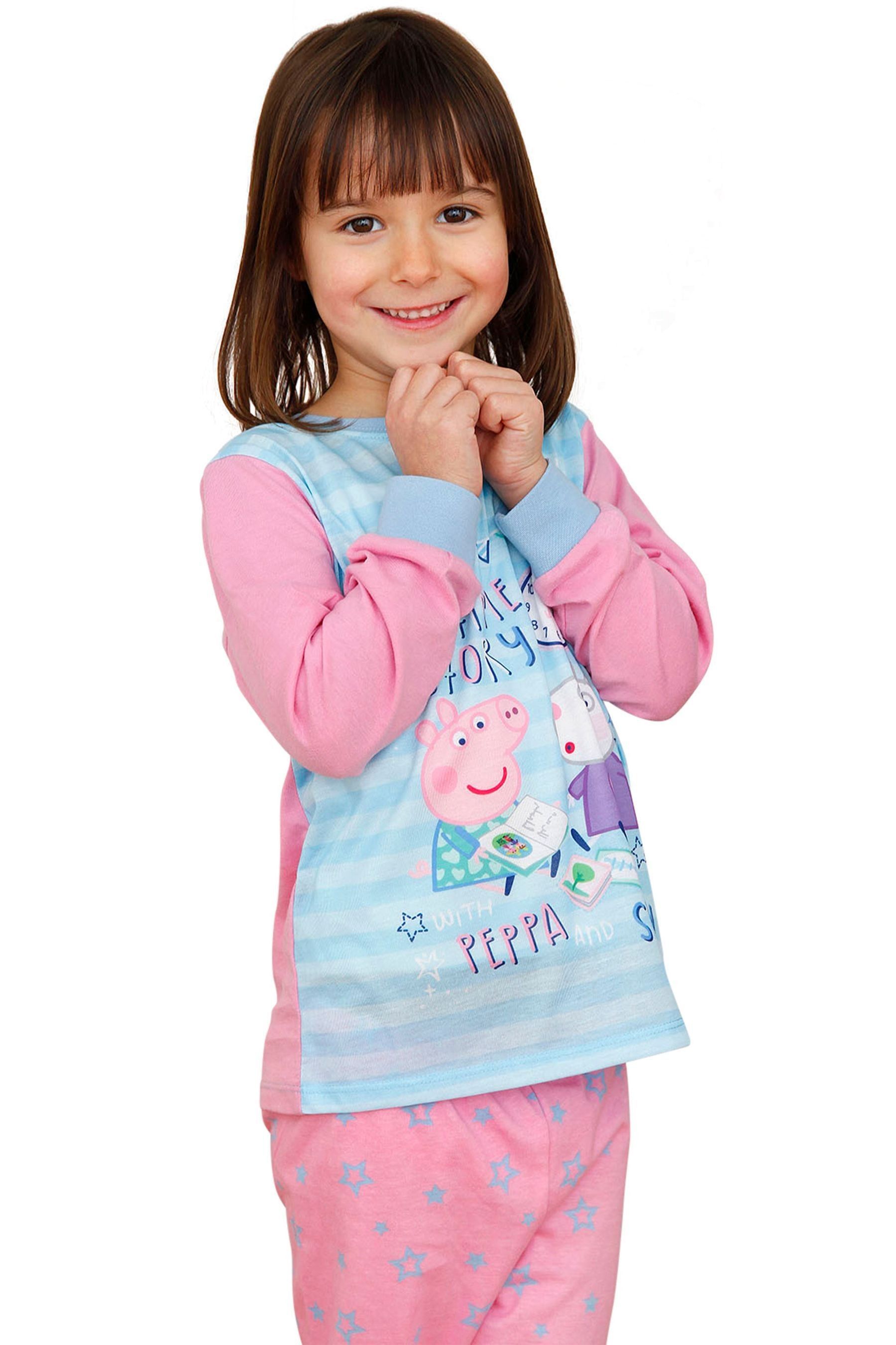 Buy Character Pink 100 Cotton Peppa Pig Dressing Gown and Pyjama Set from the Next UK online shop