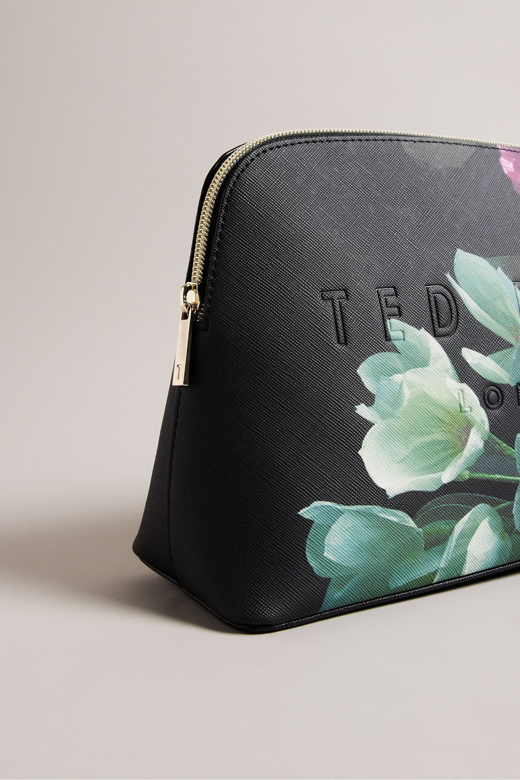 Buy Ted Baker Papiee Floral Printed Black Washbag from Next Luxembourg