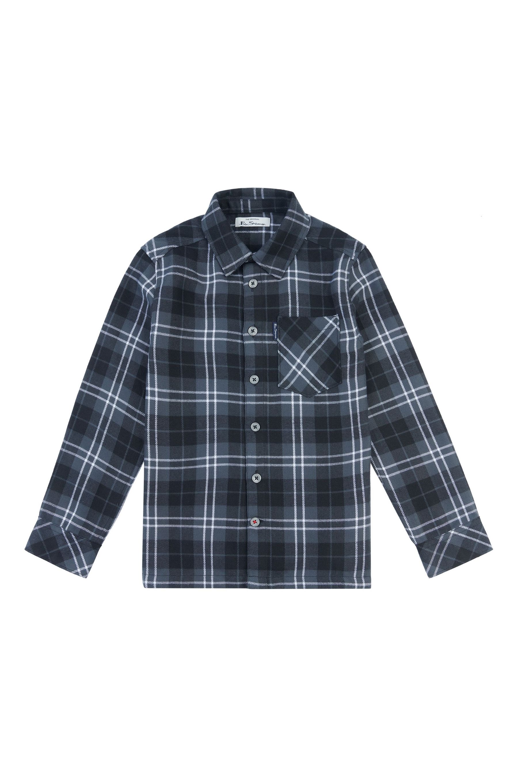 BLACK CHECKS BOYS CLASSIC SHIRT