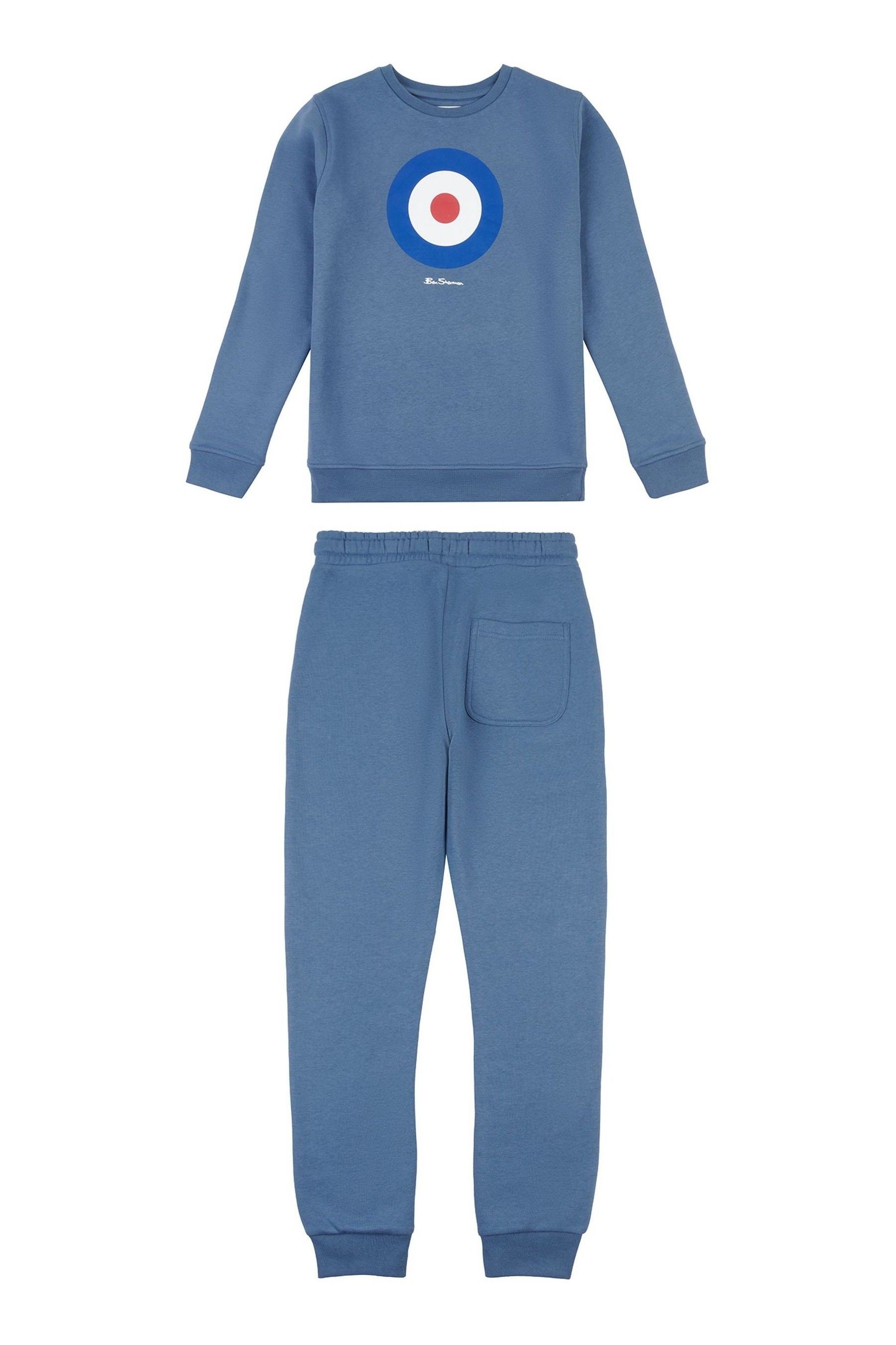 Buy Ben Sherman Blue Boys Target Crew and Joggers Set from the Next UK online shop