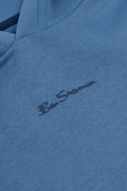 Ben Sherman Small Boys Blue Script Hoodie - Image 3 of 3