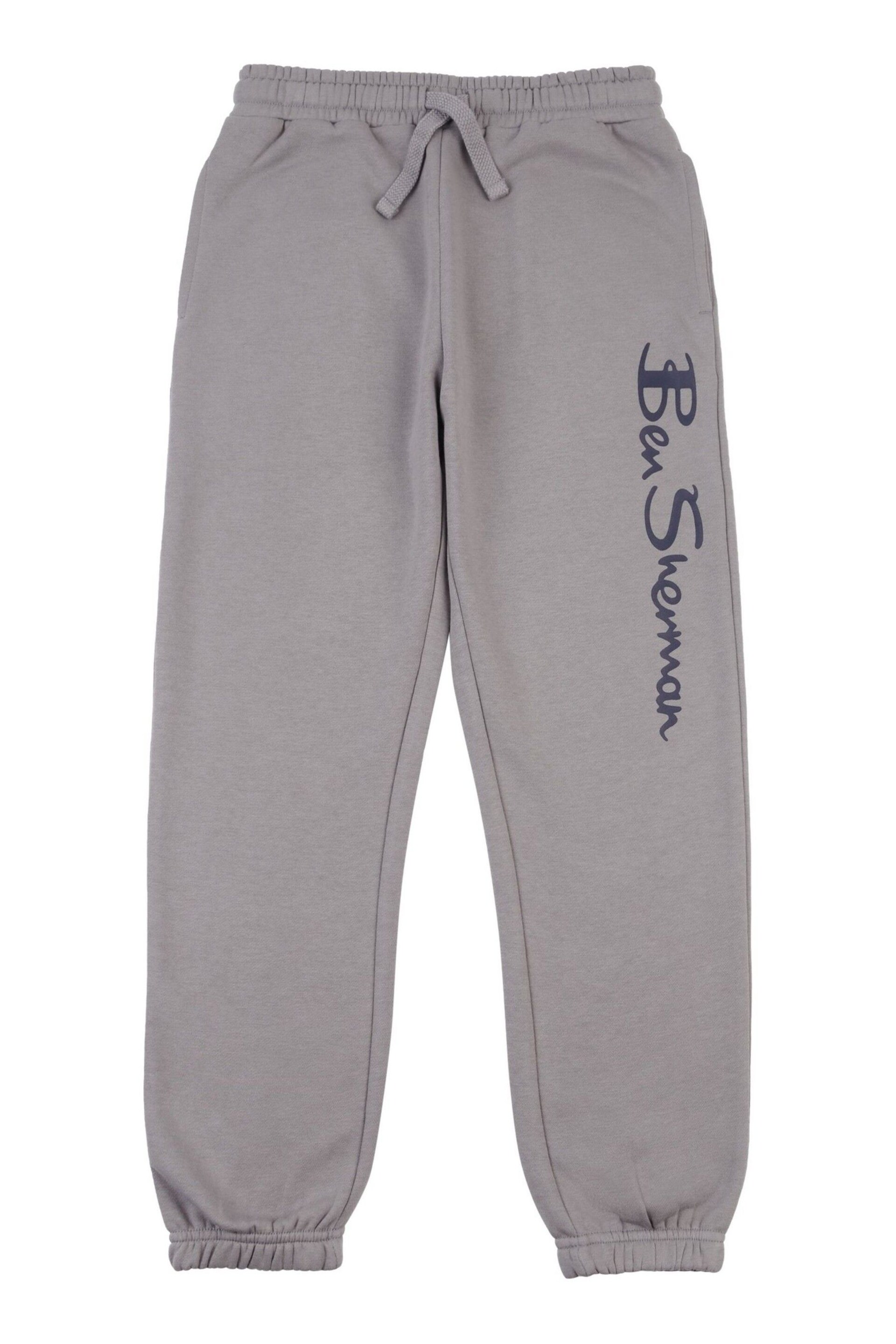 Ben Sherman Boys Blue Signature Joggers - Image 1 of 3