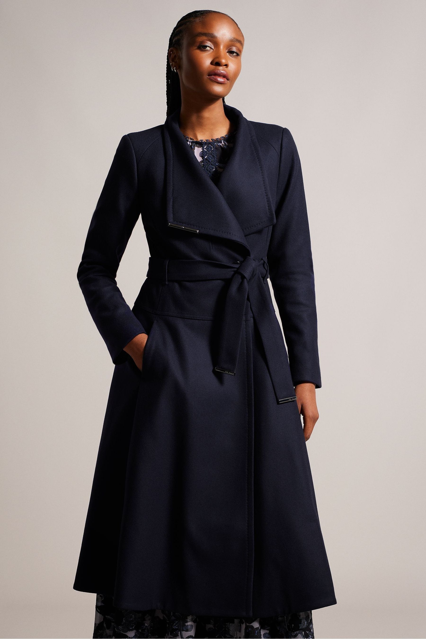 Double breasted coat dress best sale