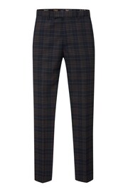 Skopes Alton Check Tailored Fit Black Suit Trousers - Image 3 of 4