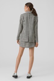 VERO MODA Black Boucle Dogtooth Tailored Blazer - Image 3 of 5