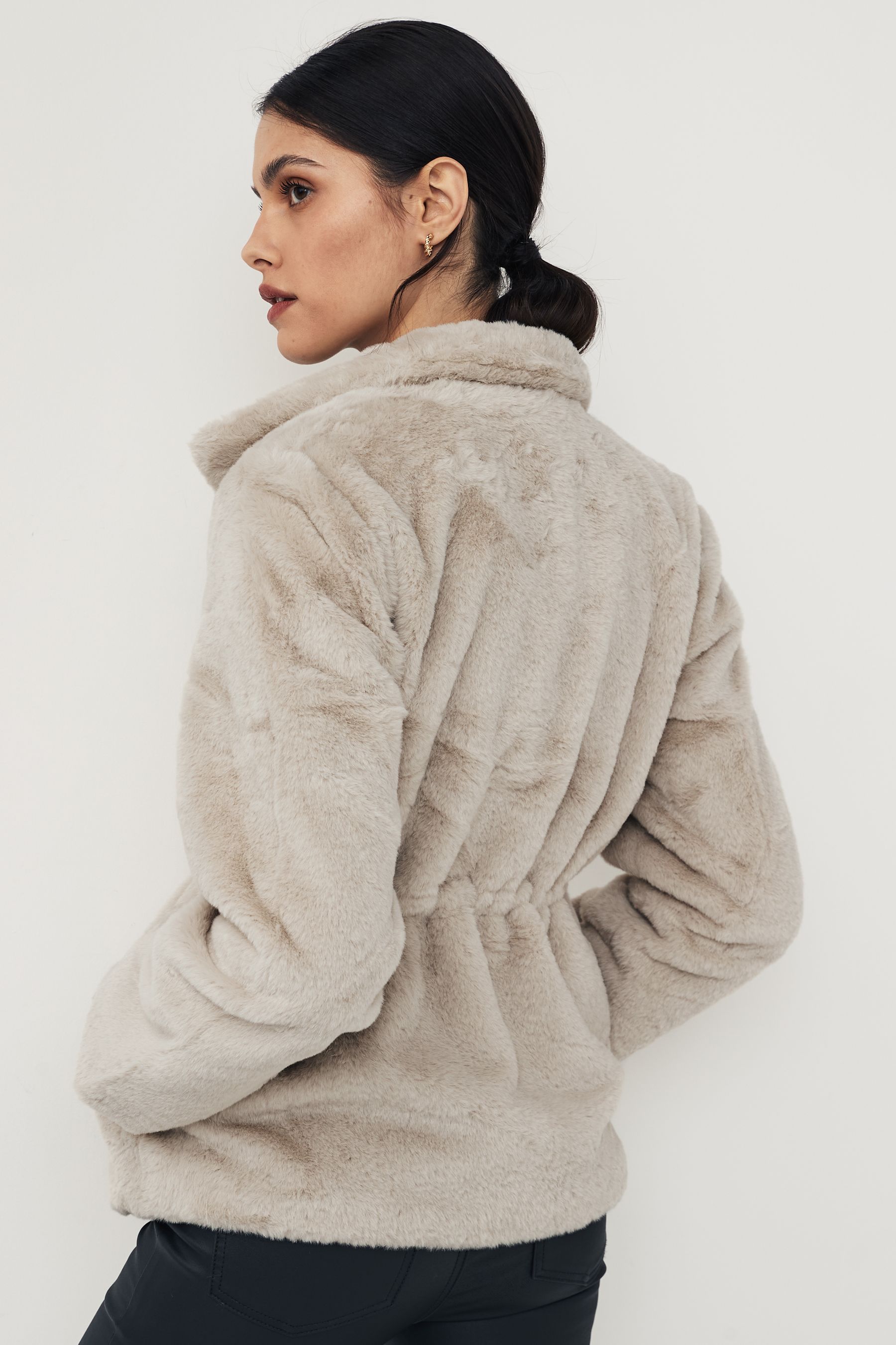 Buy VERO MODA Faux Fur Coat from Next Luxembourg