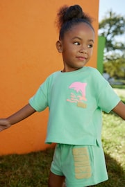 Green Dolphin T-Shirt And Shorts Set (3mths-7yrs) - Image 1 of 7