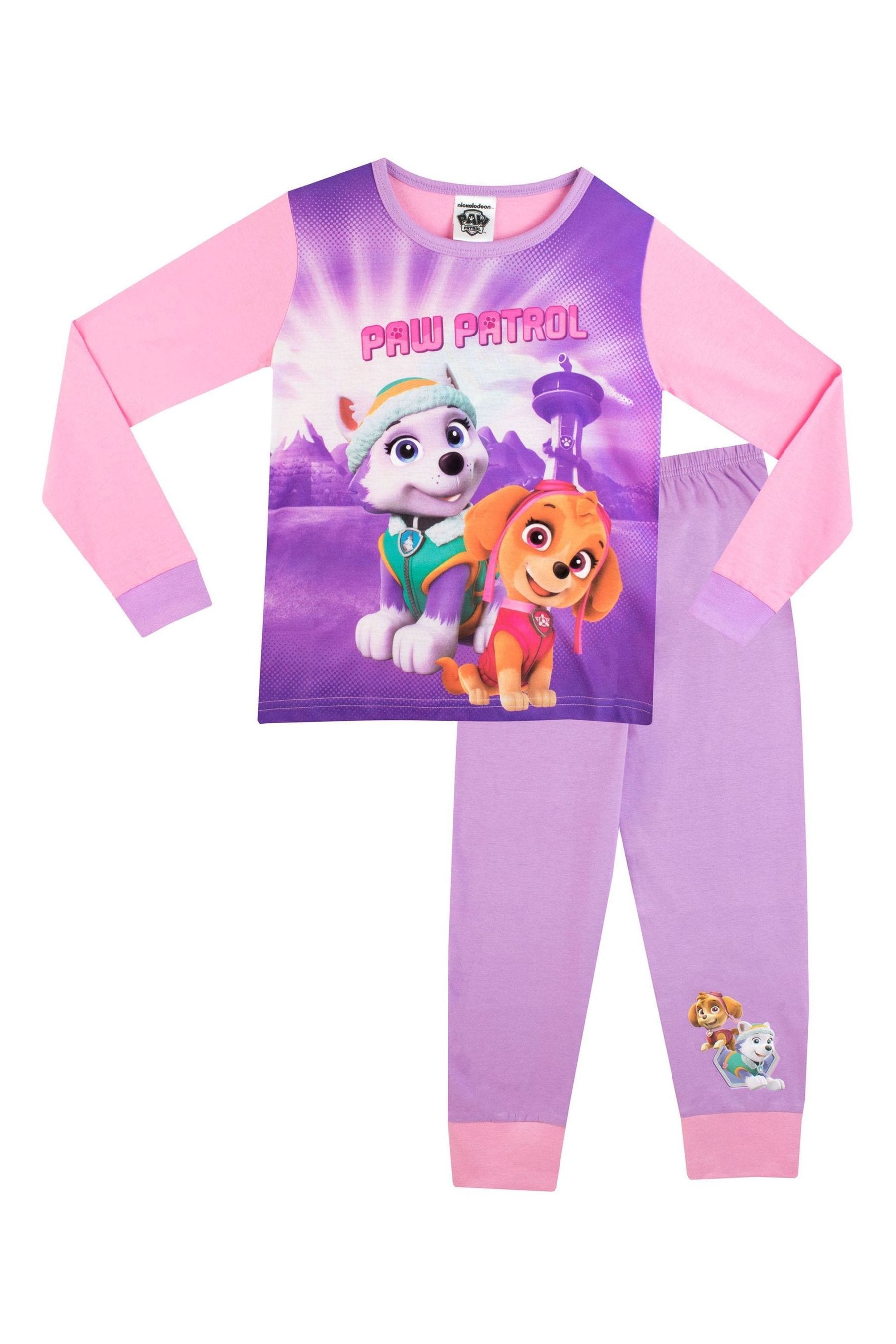 Buy Character Purple Everest and Syke Paw Patrol 100 Cotton Pyjamas from the Next UK online shop
