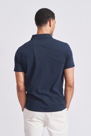 Aubin Arnold Cotton Linen Polo T-Shirt - Image 2 of 6