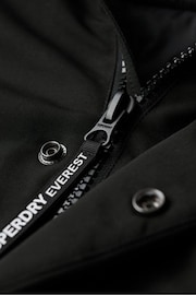 Superdry Grey Hooded Everest Puffer Bomber Jacket - Image 5 of 6