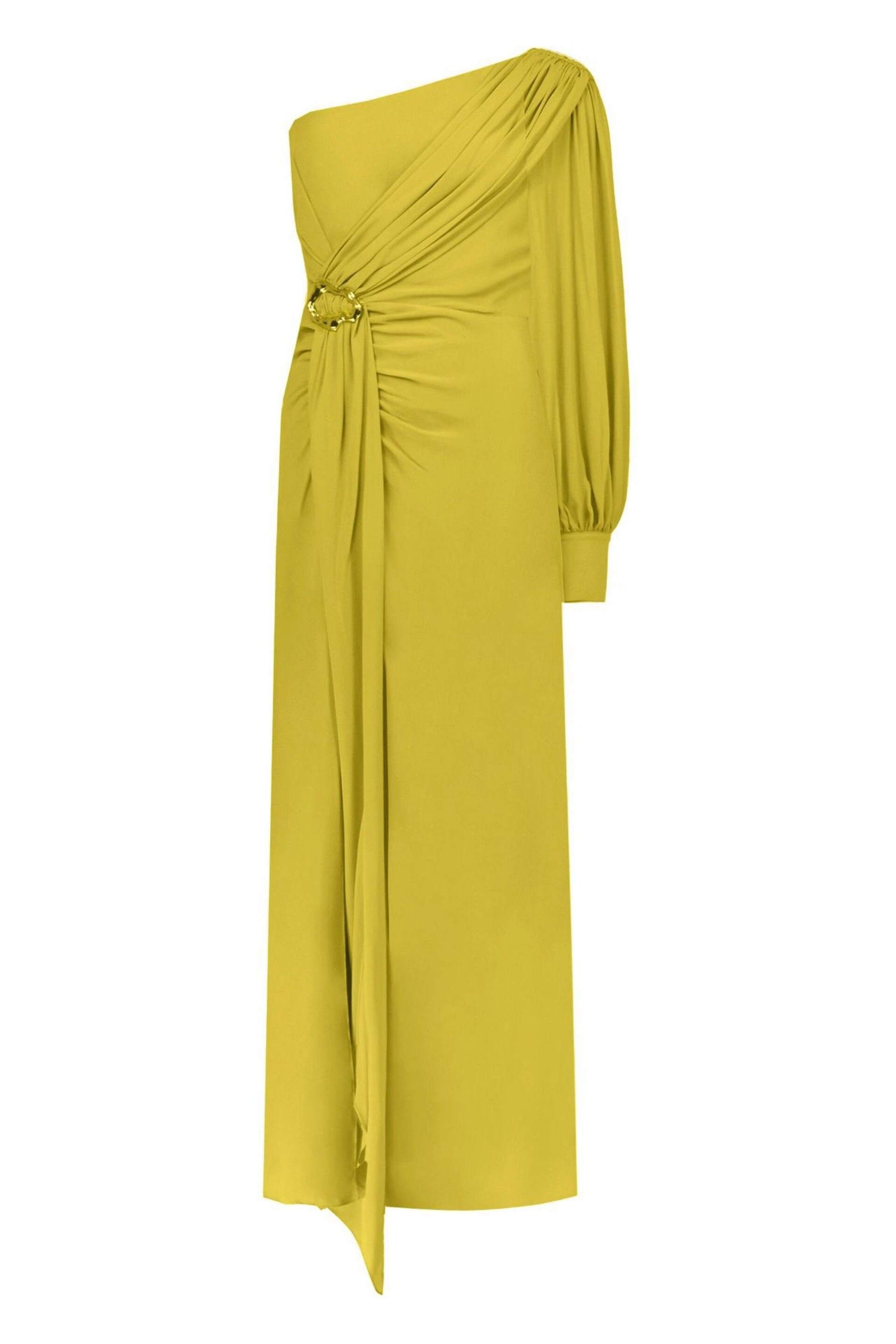 Ro&Zo Yellow Trim Detail Dress - Image 8 of 8