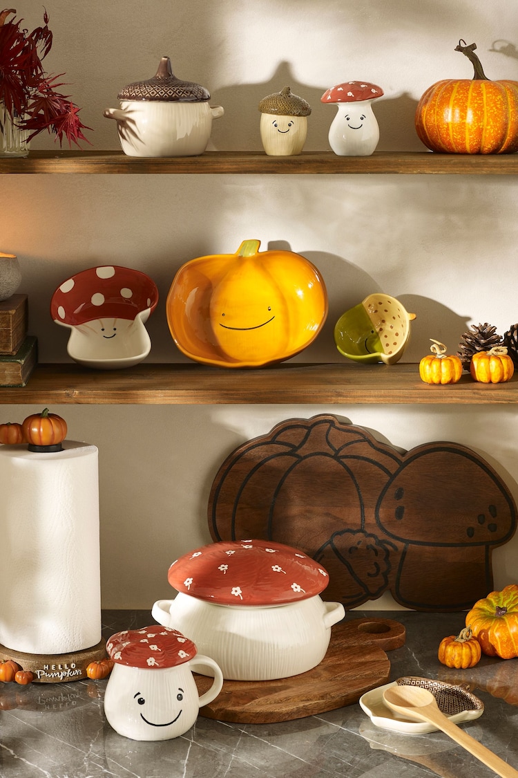 Set of 3 Orange Pumpkin and Friends Nibble Bowls - Image 3 of 6