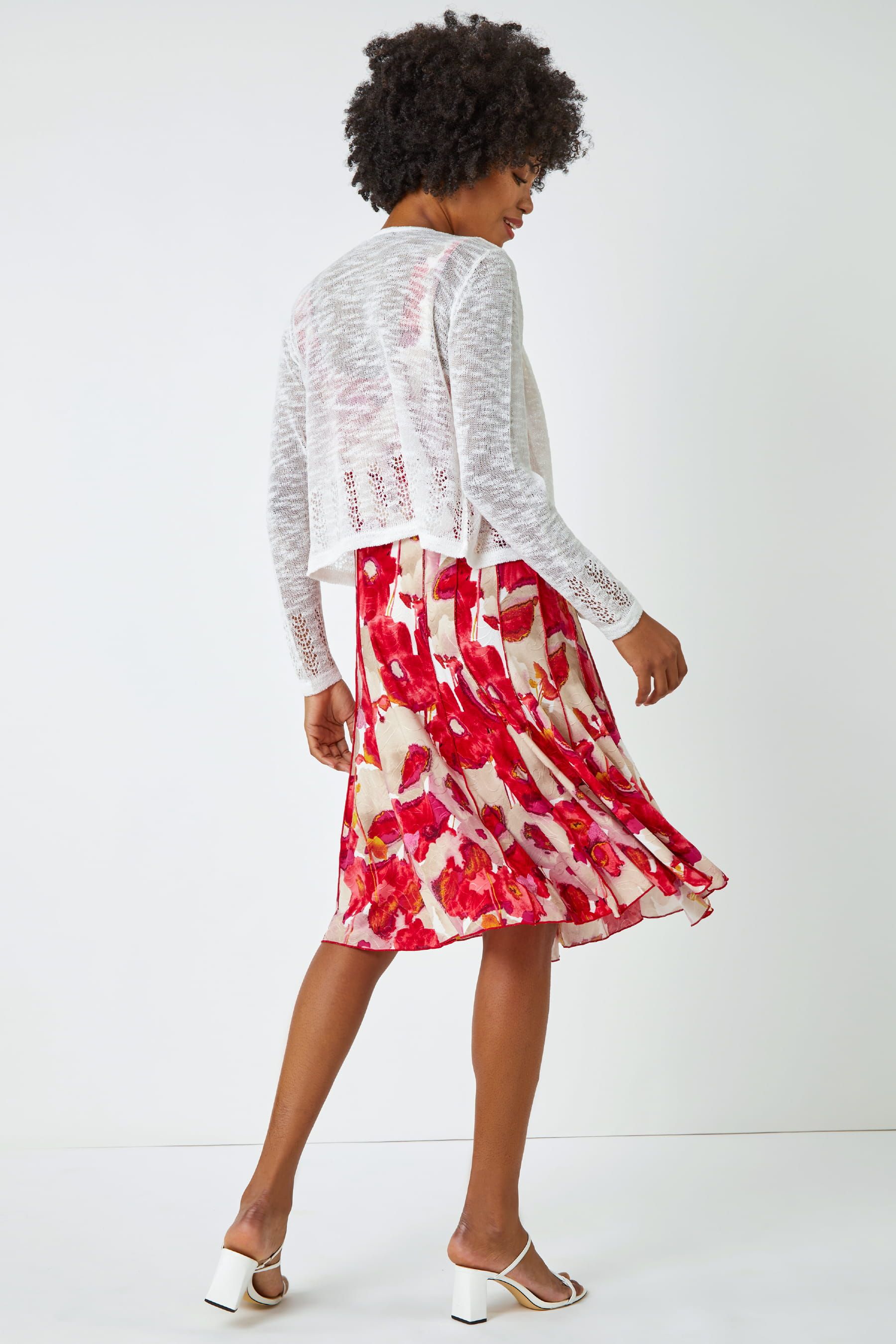 Buy Roman White Lightweight Knitted Shrug from the Next UK online shop