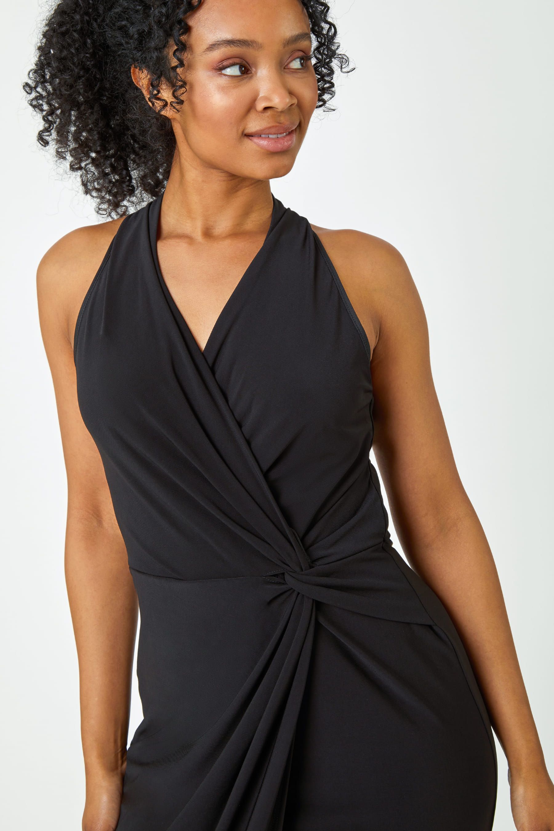 Twist wrap dress cheap