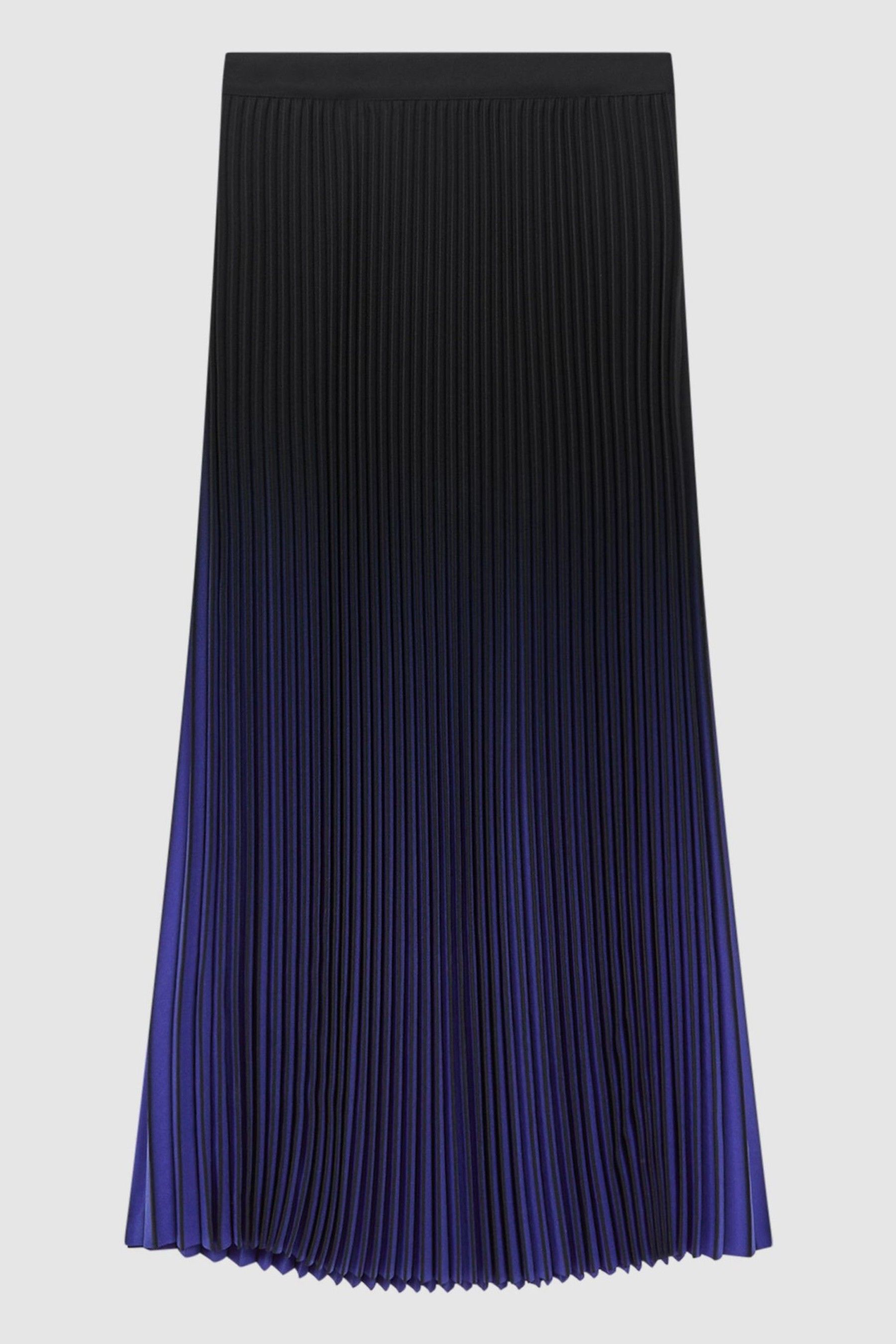 Ombre metallic pleated skirt clearance