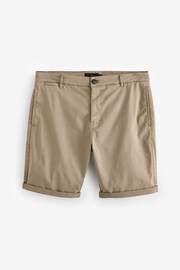 Stone Slim Fit Premium Laundered Stretch Chino Shorts - Image 6 of 10