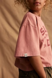 Superdry Rose Pink Printed T-Shirt - Image 3 of 9