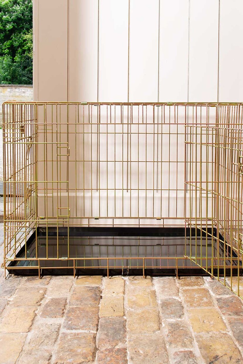 Lords and Labradors Gold Heavy Duty Deluxe Dog Crate - Image 1 of 6