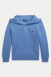 Polo Ralph Lauren Blue Fleece Hoodie - Image 1 of 3