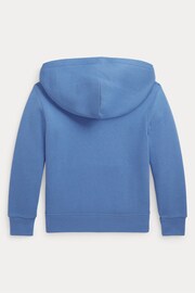 Polo Ralph Lauren Blue Fleece Hoodie - Image 2 of 3