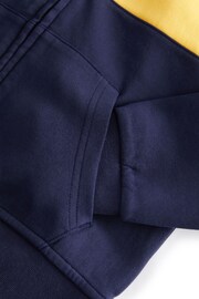 Polo Ralph Lauren Blue Striped DoubleKnit FullZip Hoodie - Image 4 of 4
