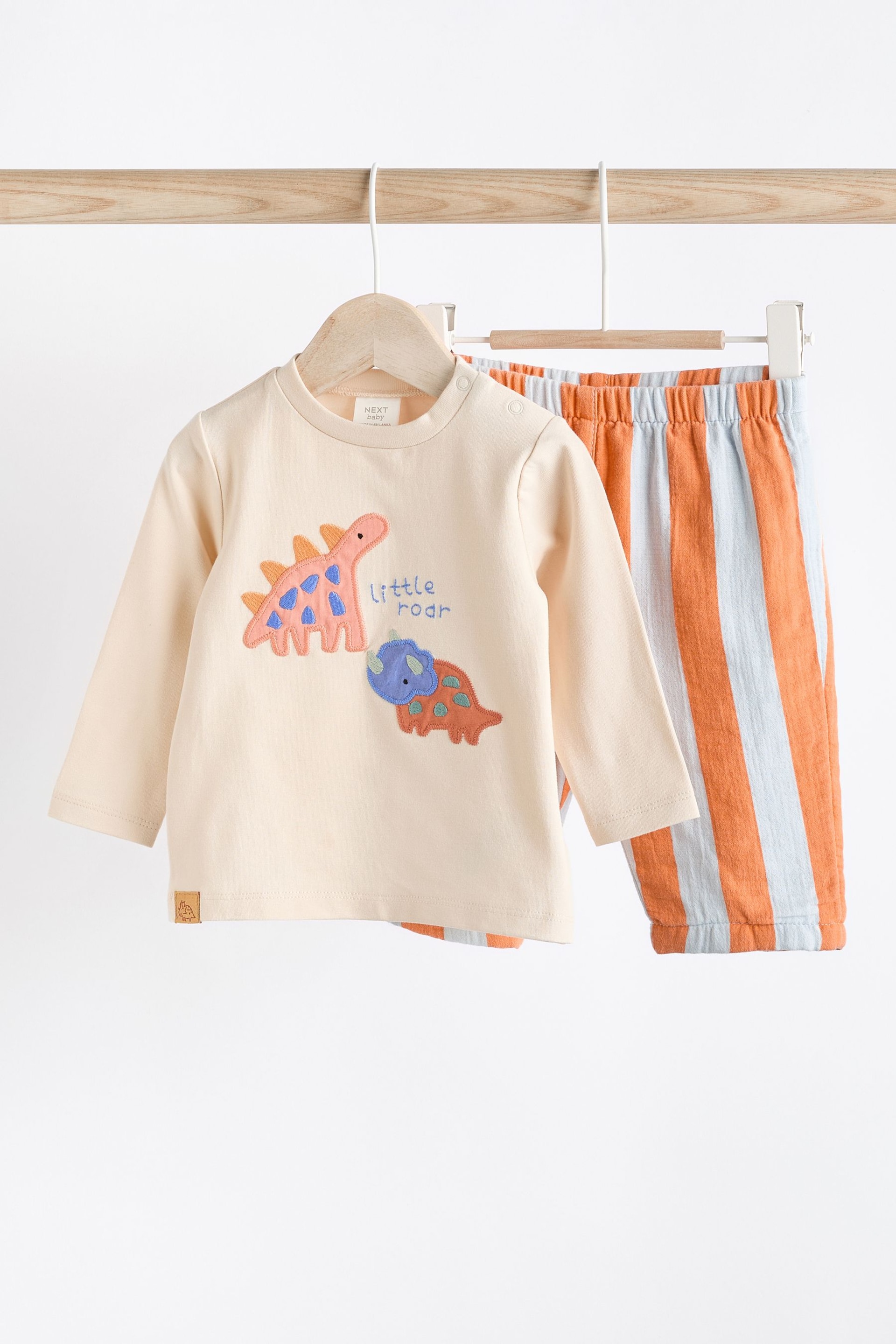 Bright Dino Baby Top And Leggings Set - Image 1 of 9