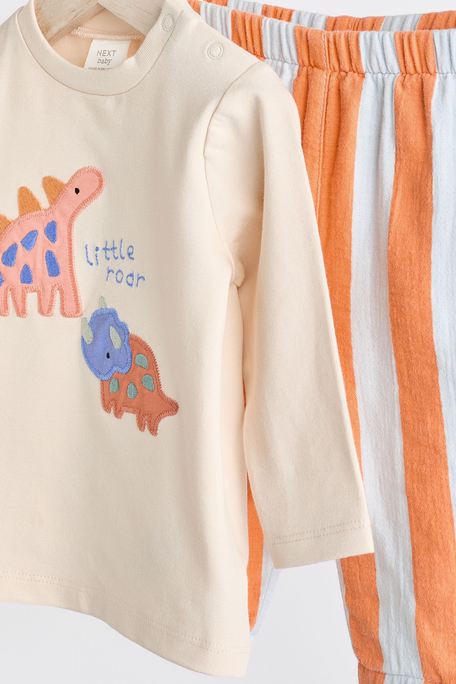 Bright Dino Top And Leggings Baby Set - Image 6 of 9