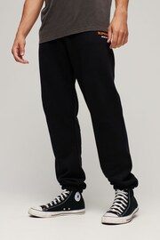 Superdry Black Sportswear Logo Tapered Joggers - Image 1 of 6