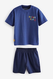 Red/Blue Slogan Short Sleeve 3 Pack Pyjama Set (9mths-12yrs) - Image 7 of 12