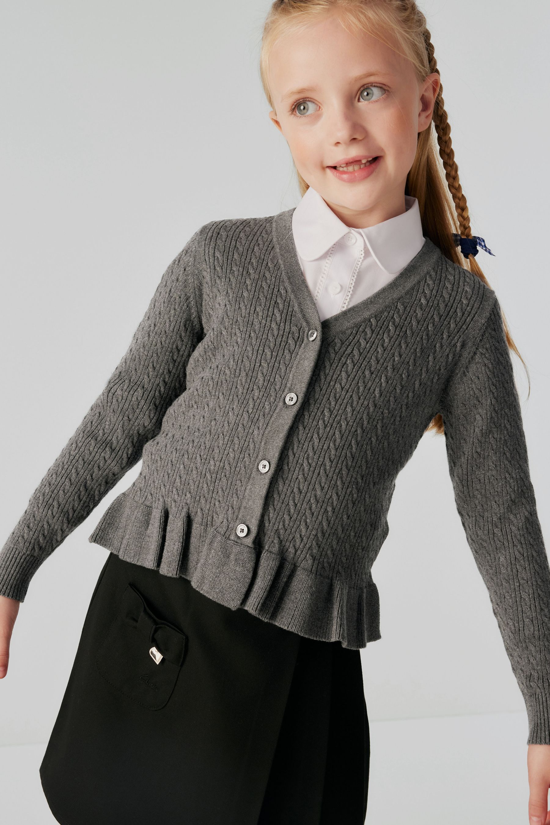 Cute grey cardigan store