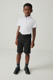 Clarks Black Pull On Waist School Shorts - Image 1 of 10
