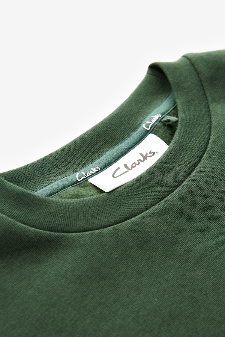 Clarks Green Boys School Long Sleeve Sweat Top - Image 11 of 11