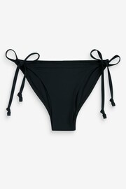 Black Tie Side Bikini Bottoms - Image 4 of 4