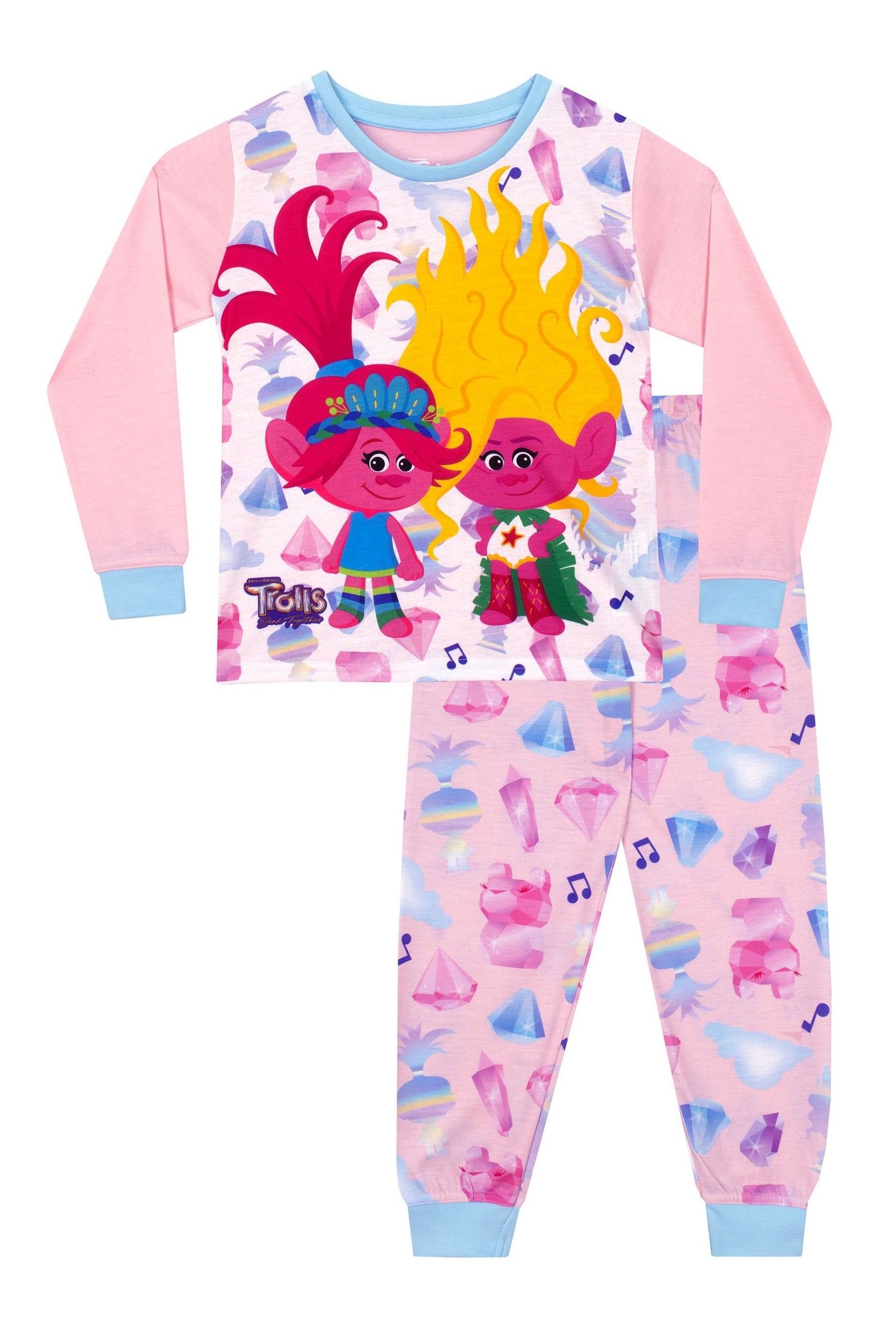 Buy Character Pink Poppy Trolls Pyjamas from the Next UK online shop