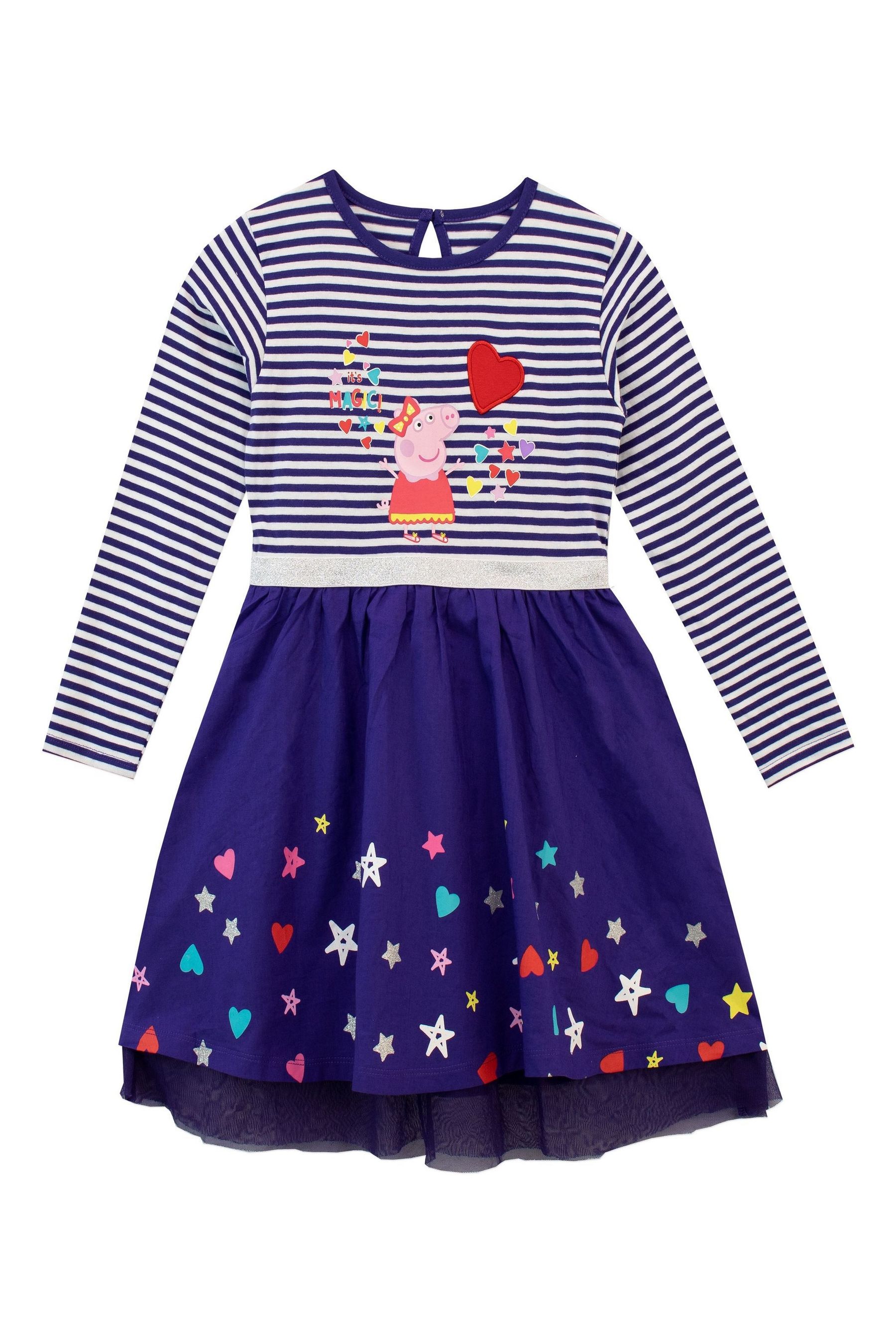 Buy Character Blue 100 Cotton Peppa Pig Party Dress from the Next UK online shop