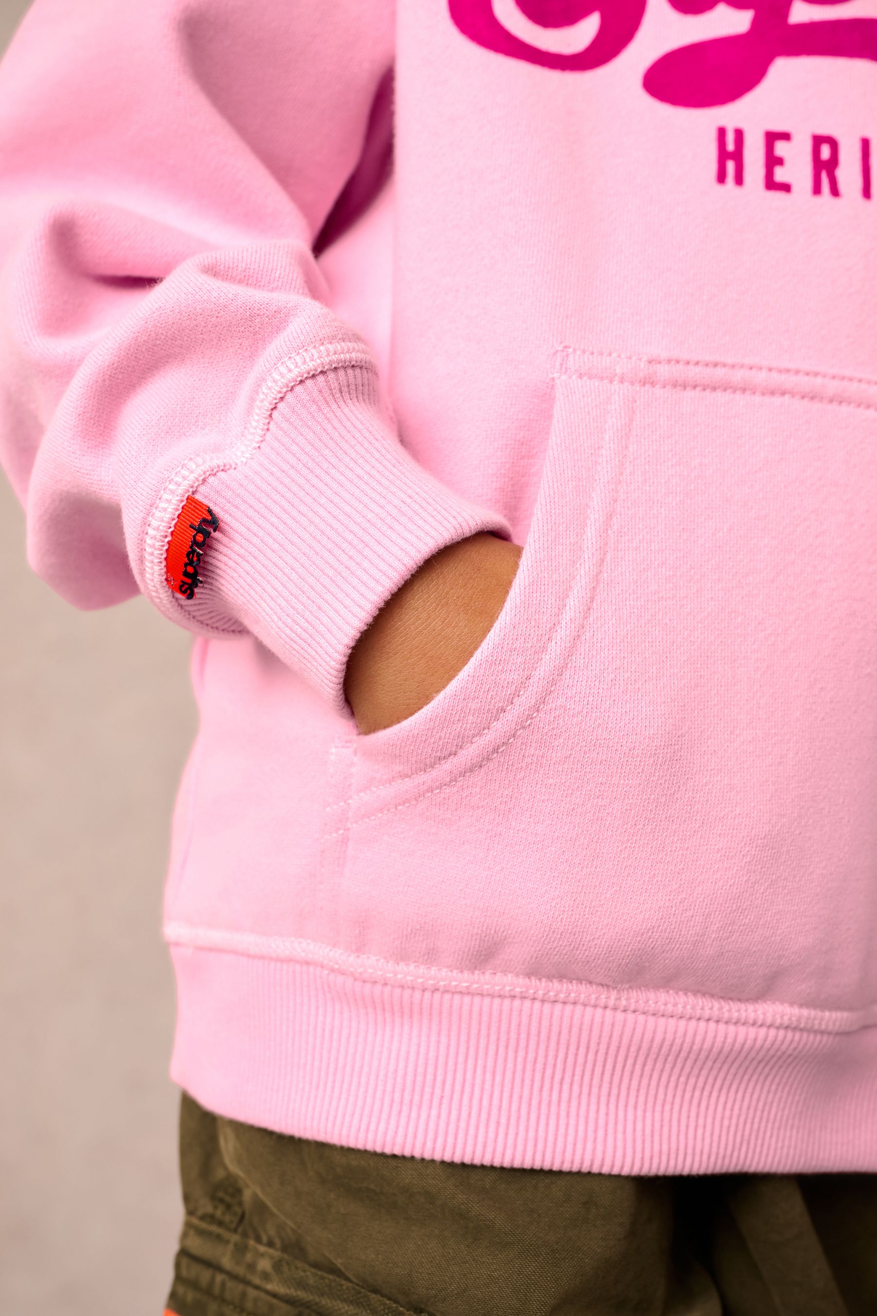 Superdry pink hoodie deals