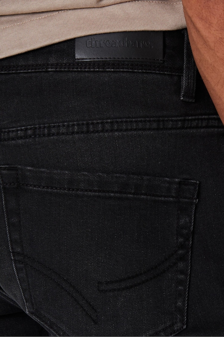 Threadbare Black Slim Fit Jeans With Stretch - Image 5 of 5