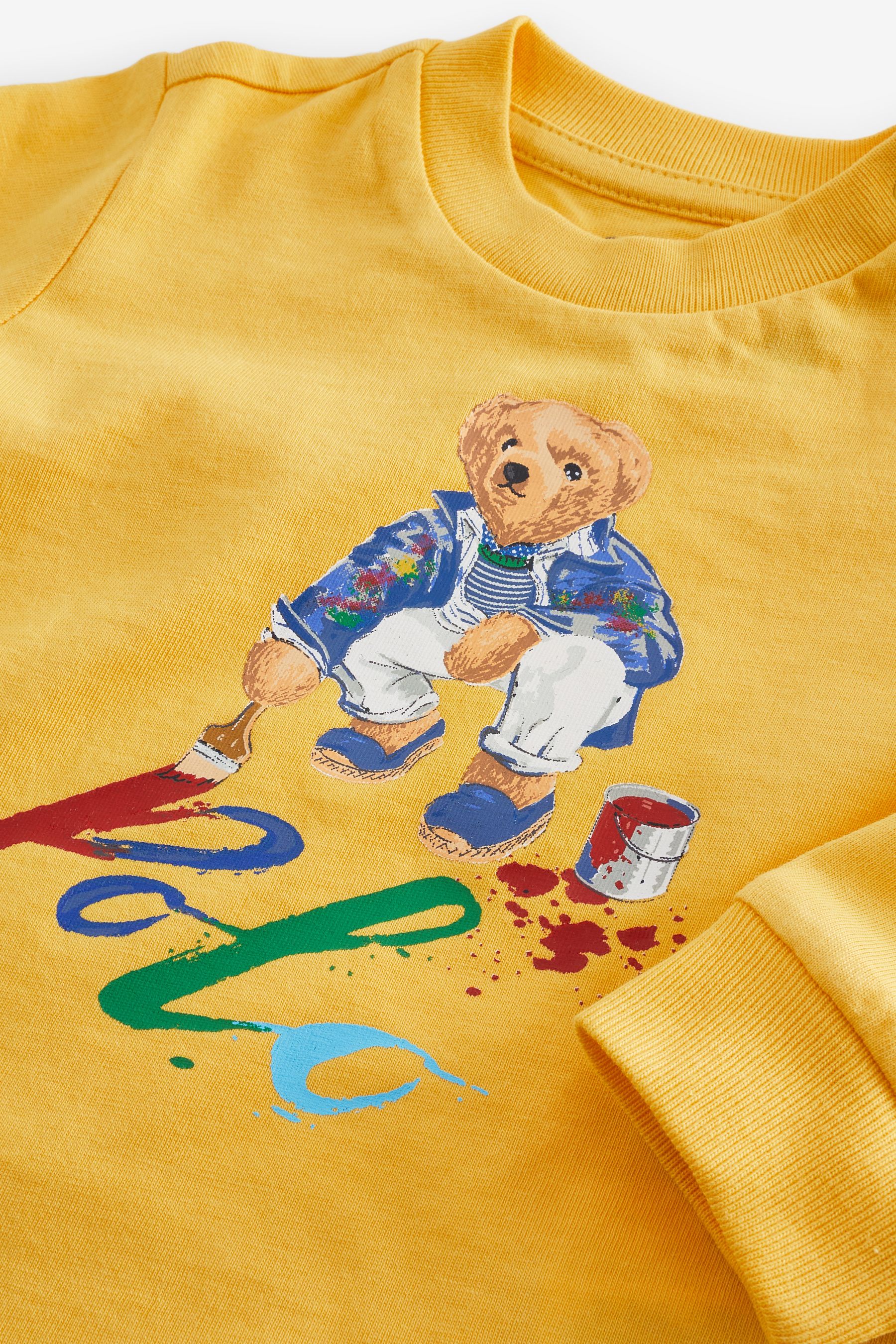 Yellow polo bear shirt outlet