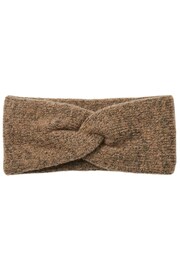 PIECES Brown Knot Detail Headband - Image 1 of 3