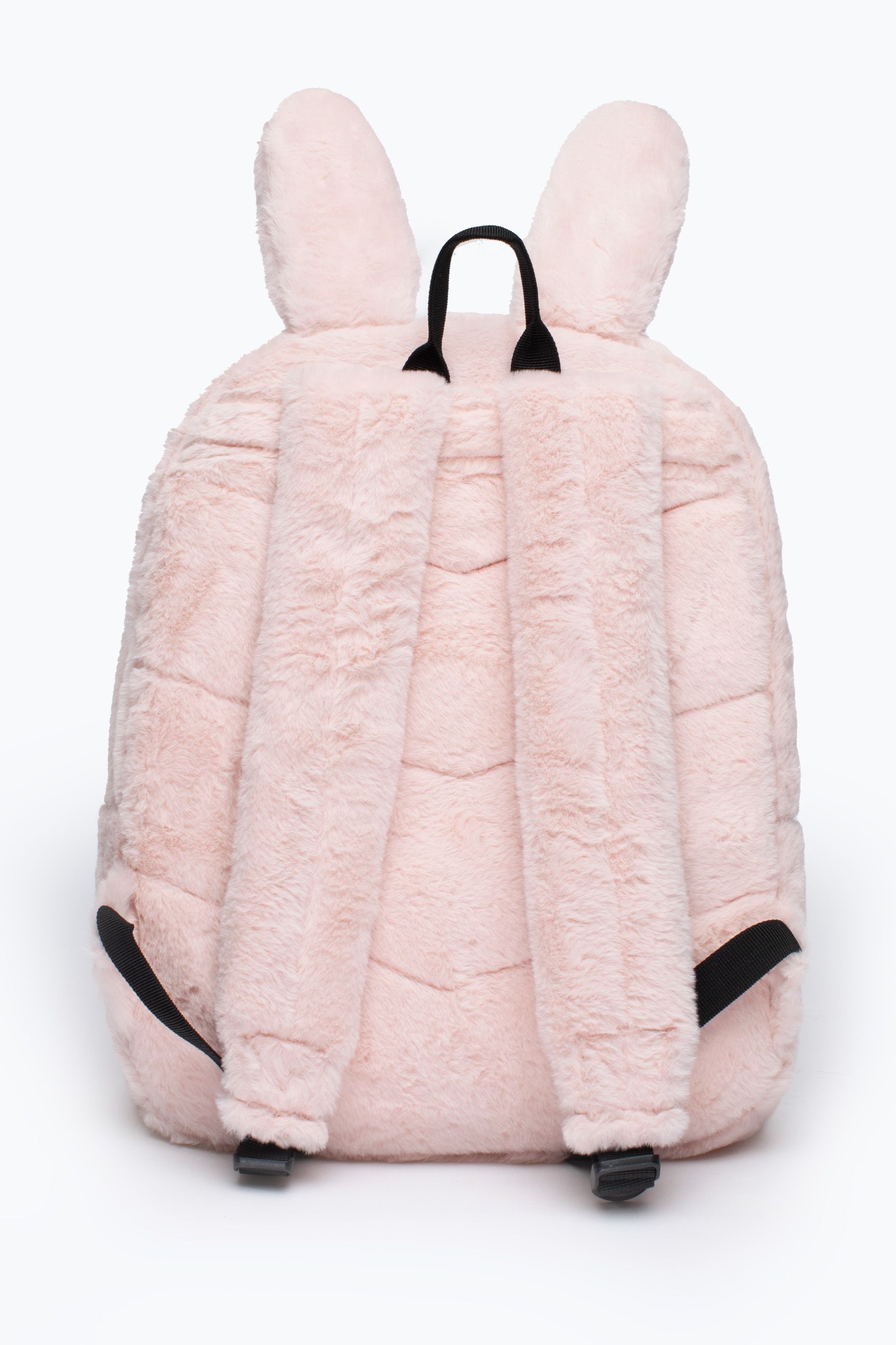 Furry pink bunny backpack online