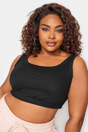 Yours Curve Black 100% Cotton Bralette 2 Pack - Image 5 of 5