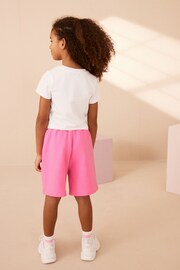 Fluro Pink Bermuda Jersey Shorts (3-16yrs) - Image 3 of 7