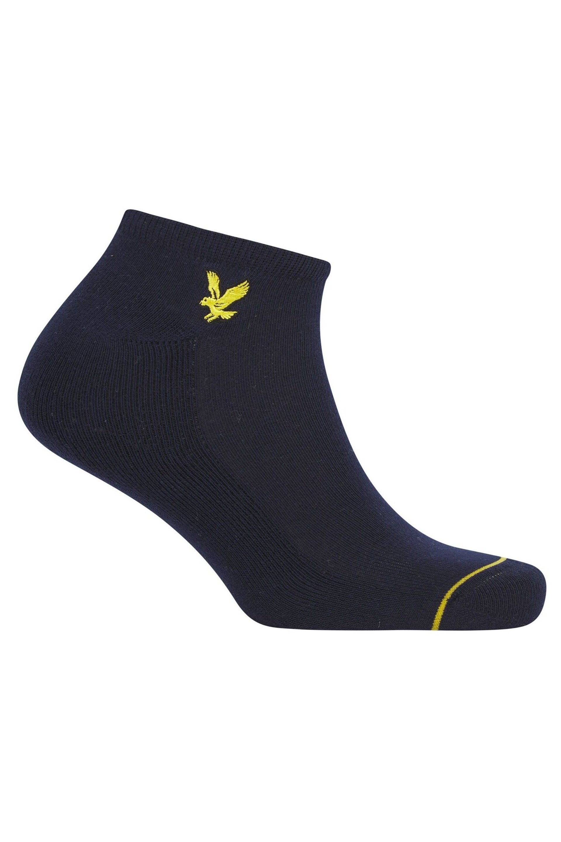 Lyle & Scott Multi Ruben Ankle Sports Socks 5 Pack - Image 5 of 6