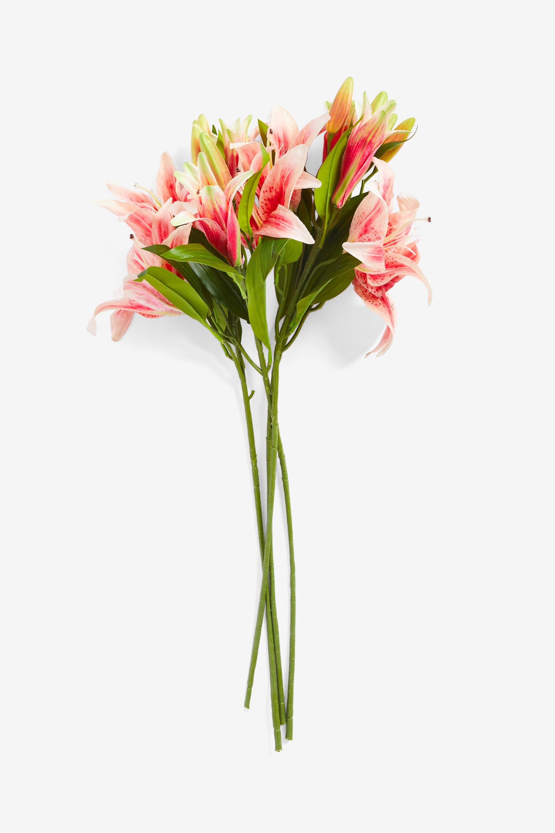 Pink Artificial Lily Stem - Image 2 of 3