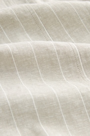 Mink Brown Linen Utility Pocket Sleeveless Midi Dress - Image 6 of 6