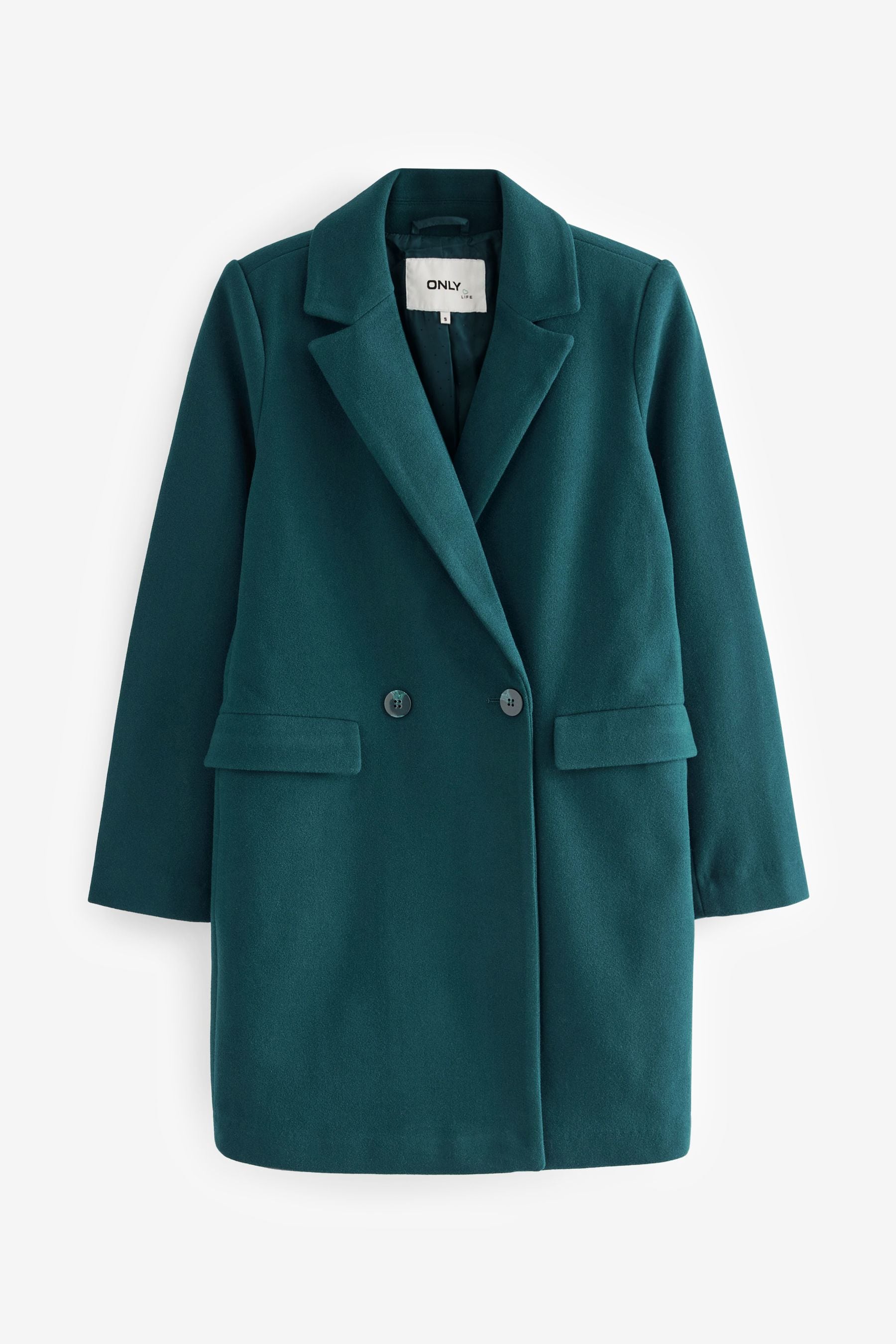 Buy ONLY Green Tailored Button Up Smart Coat from Next Luxembourg