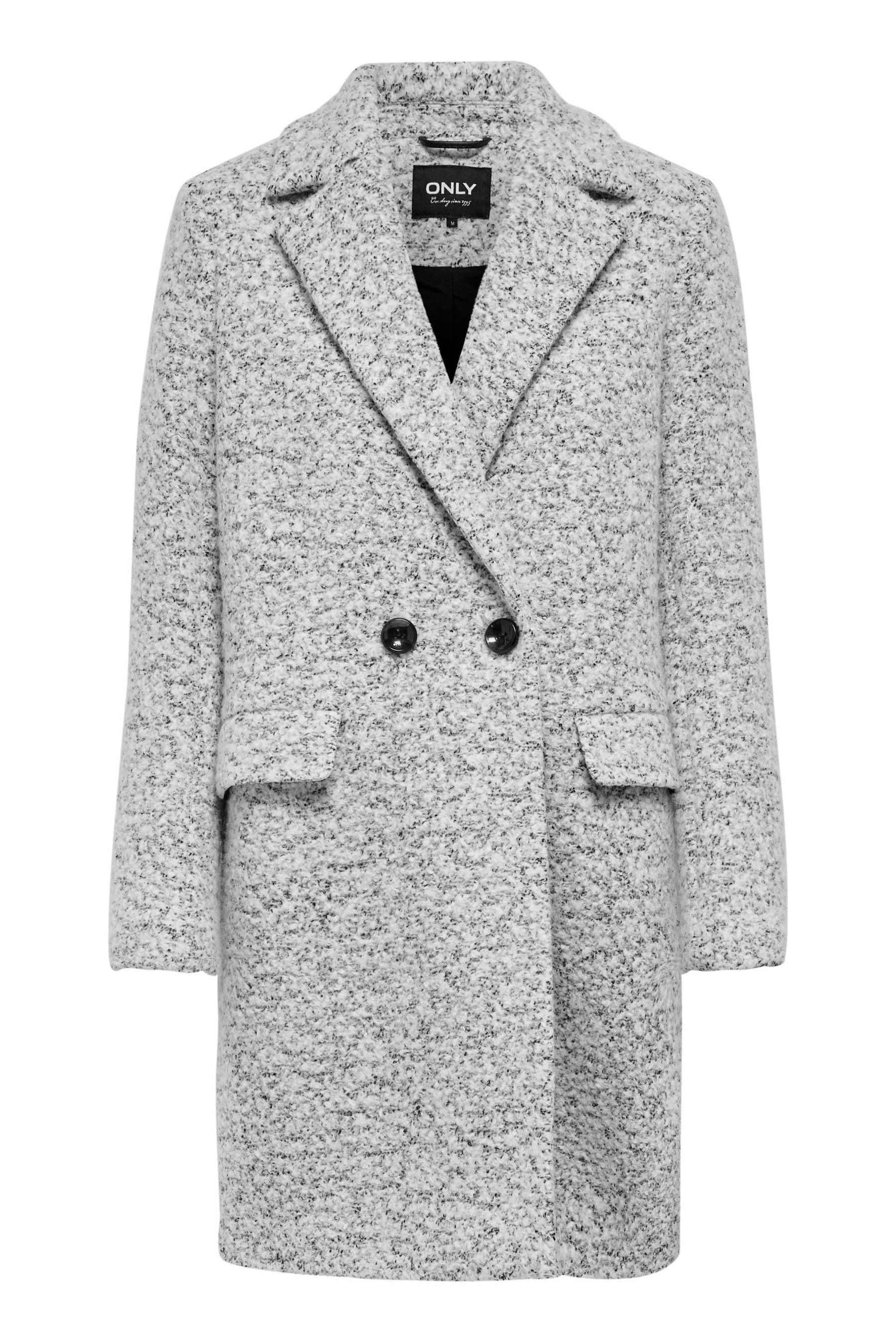 Next grey wool coat cheap
