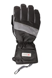 Mountain Warehouse Grey Mens Thinsulate® Waterproof Ski Gloves - Image 2 of 7